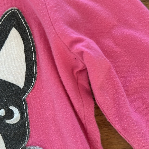 🐶  Gymboree and Okie Dokie girls 3T tee shirt bundle pink dog adorbs long sleeve - Picture 5 of 10